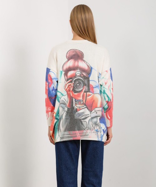 Принтовые свитера