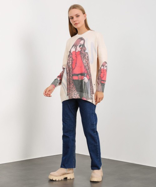 Принтовые свитера