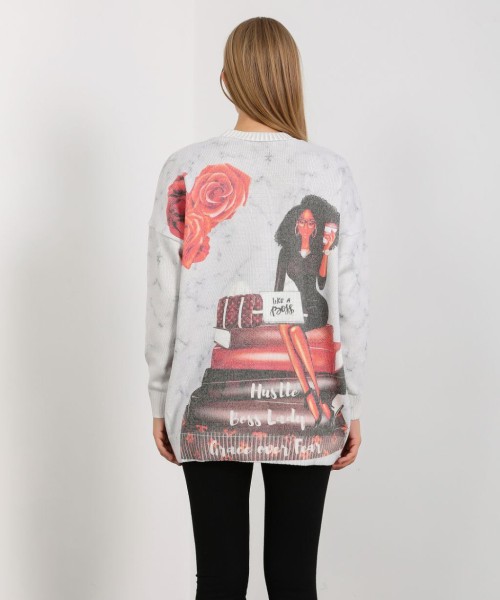 Принтовые свитера