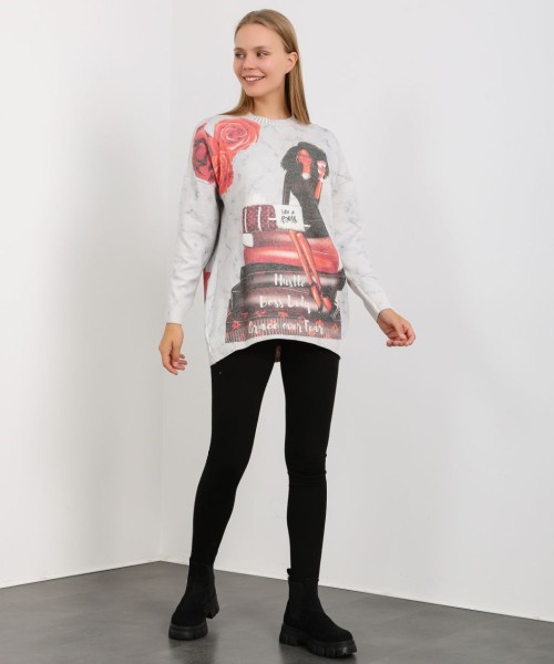 Принтовые свитера