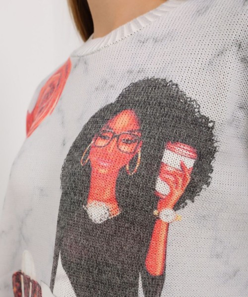 Принтовые свитера