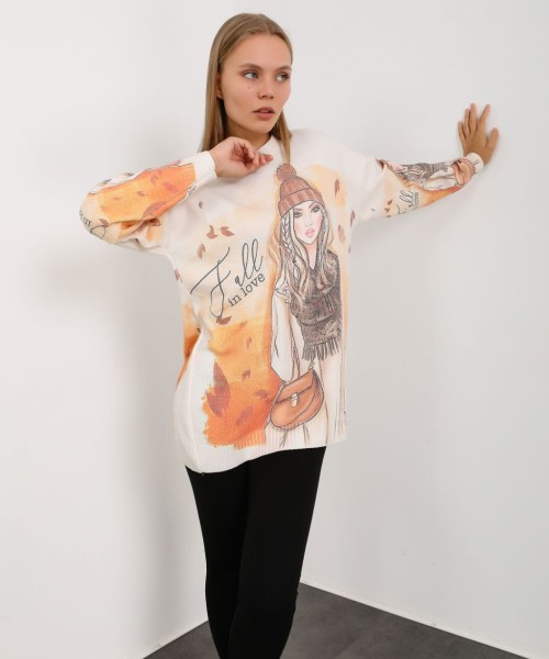 Принтовые свитера