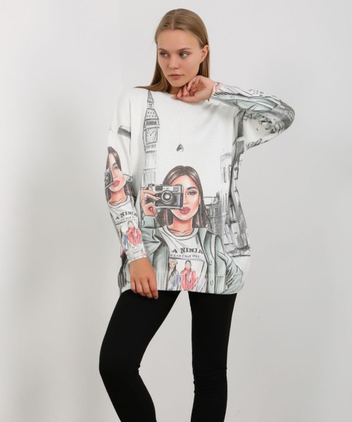 Принтовые свитера