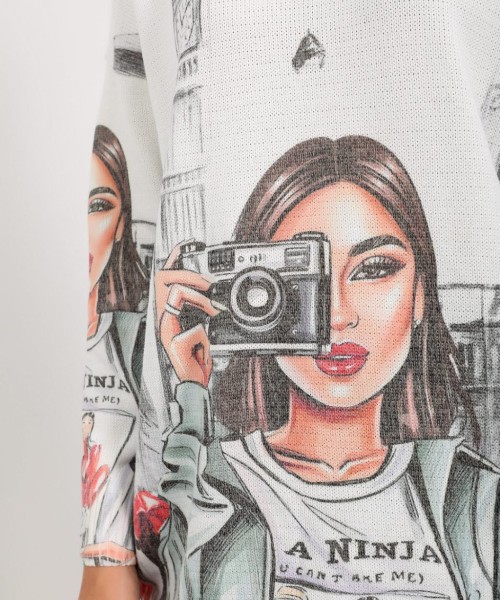 Принтовые свитера