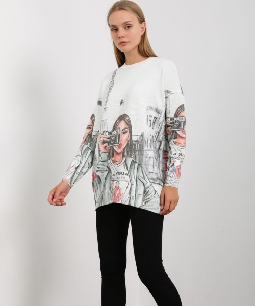 Принтовые свитера