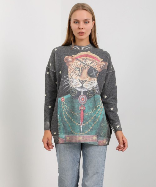 Принтовые свитера