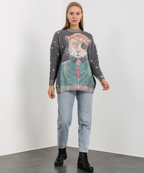 Принтовые свитера